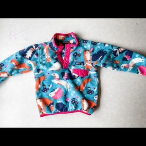 Fox Patagonia fleece pullover